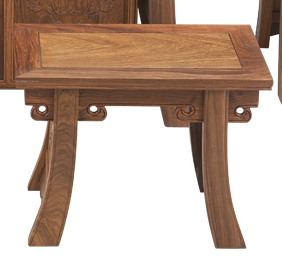 (92230)汉唐茶椅  刺猬紫檀福到茶凳