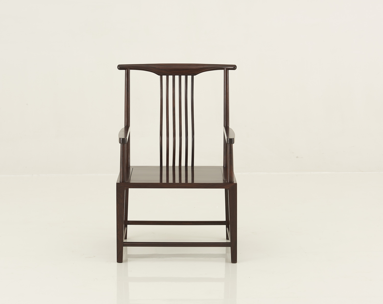 (92633)汉唐茶椅  宋式禅椅-黑紫檀 (C款)