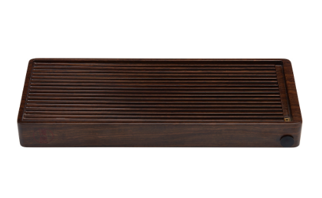 (33704)汉唐茶盘  安然流水-黑紫檀 (B)