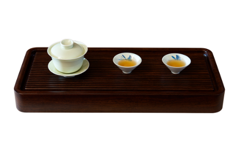 (31615)汉唐茶盘  安然流水-黑紫檀 (D)