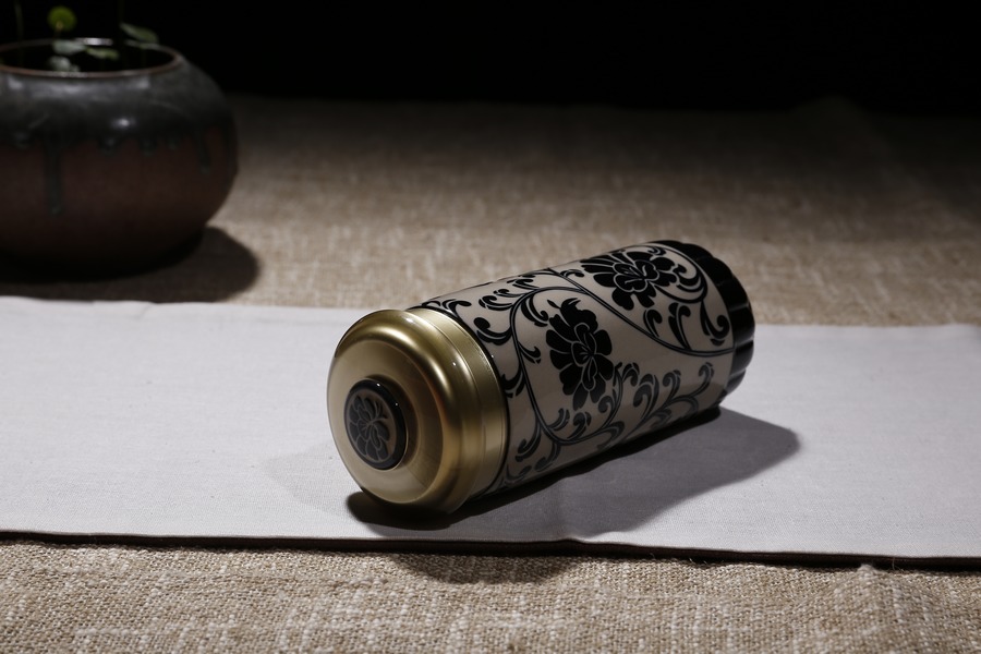 (10630)陆宝  镜清磁州窑水韵随身杯