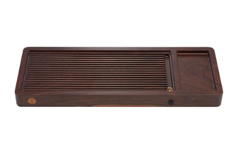 (31620)汉唐茶盘  知音流水-黑紫檀 (A)