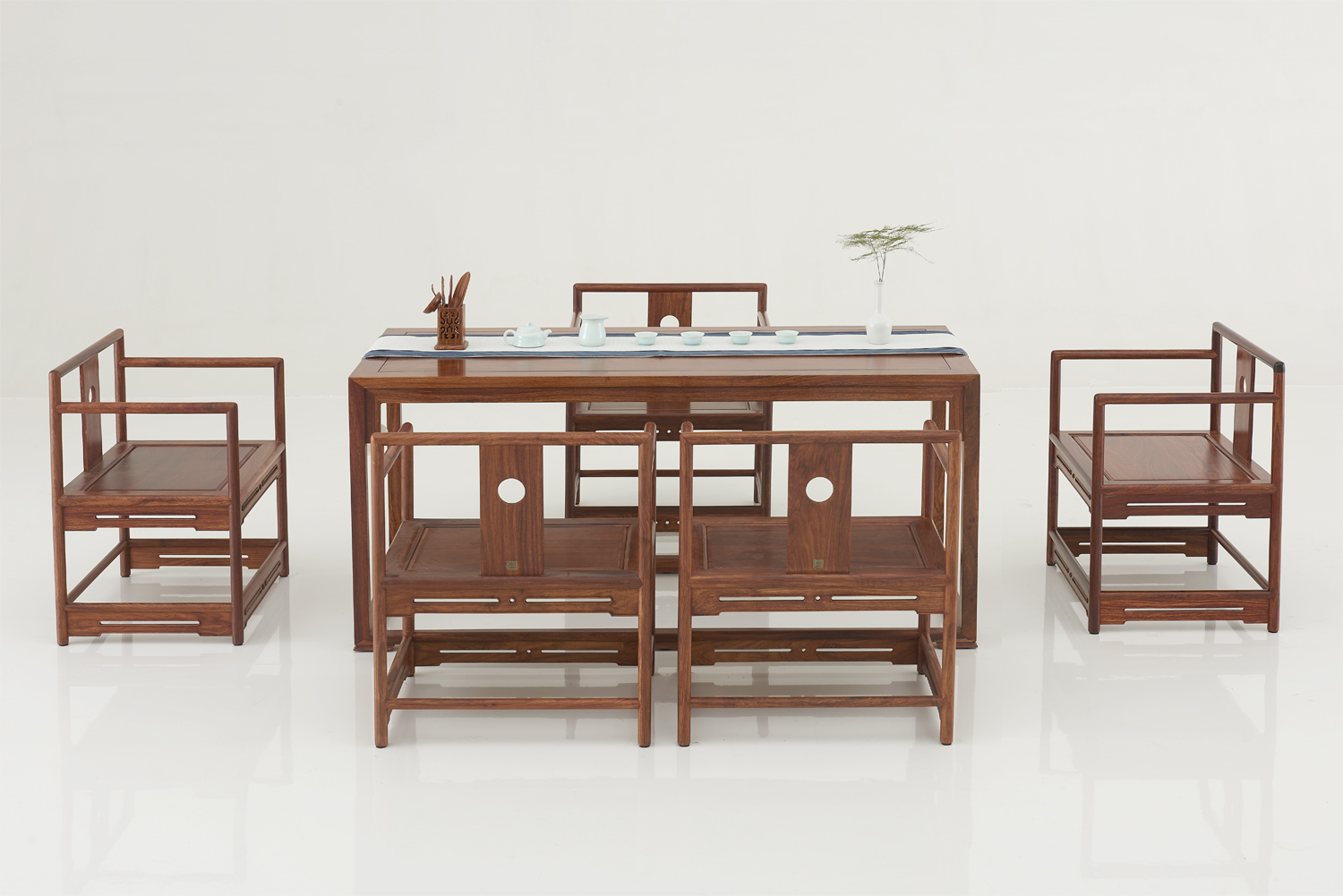 (91766)汉唐茶桌  宋式茶桌-刺猬紫檀 (B款)