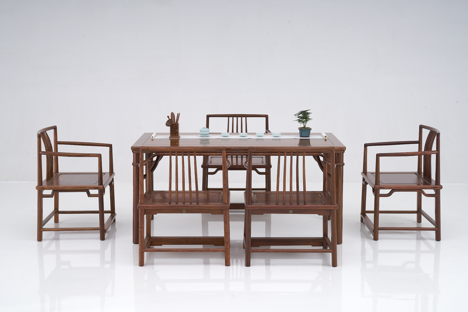 (91688)汉唐茶桌  明式桌-刺猬紫檀 (A型)