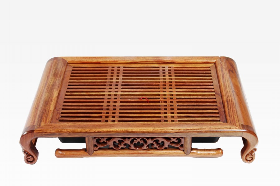 (00269)汉唐茶盘  小雅致-刺猬紫檀