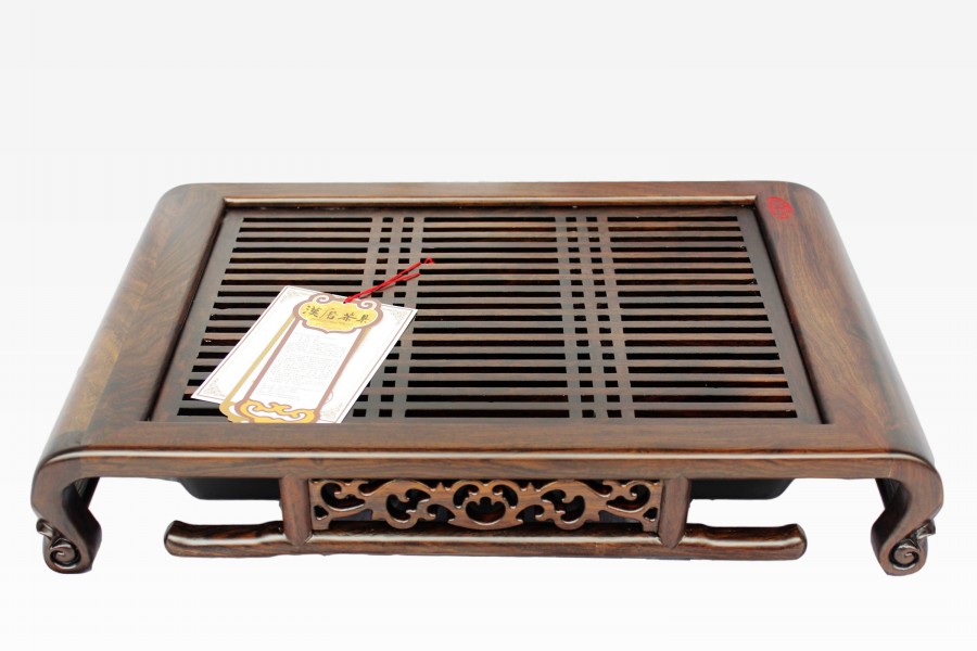 (00368)汉唐茶盘  小雅致-黑紫檀